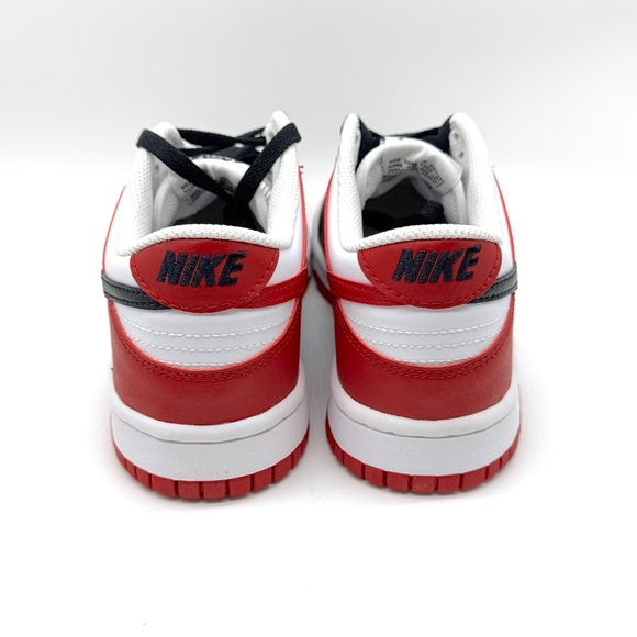 Nike Dunk Low Red Black Toe 6.5 Youth / 8 Womens New HF9980-600 - Picture 5 of 11